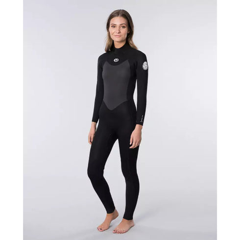 Women Omega 3/2 Back Zip Wetsuit e-stich